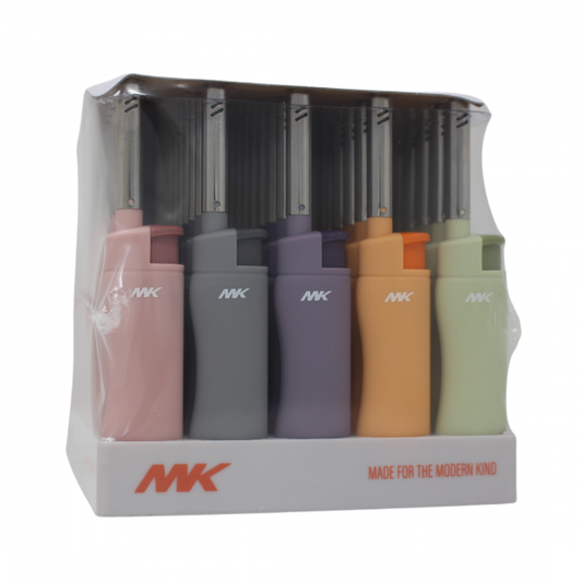 MK CANDLE JET PASTEL SERIES REFILLABLE LIGHTER (50X6)