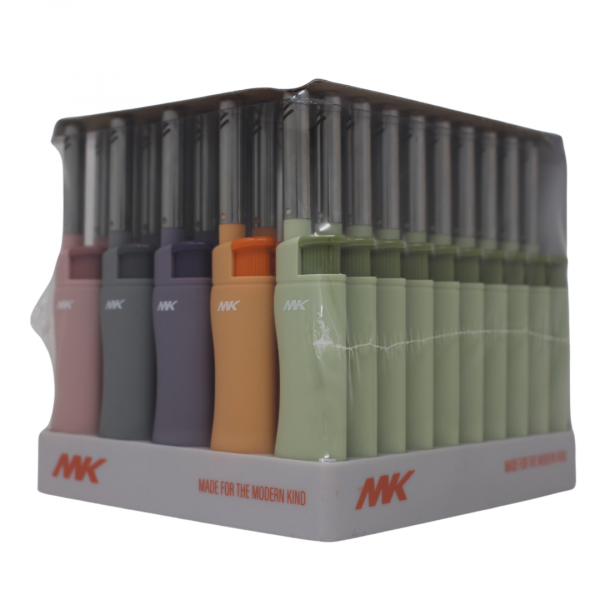 MK CANDLE JET PASTEL SERIES REFILLABLE LIGHTER (50X6)