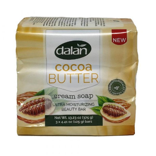 Dalan Cream Bar Soap - Cocoa Butter (3 x 125g)