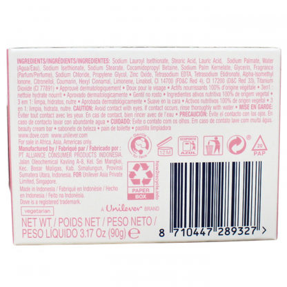 Dove Pink Bar Soap 90g - Gentle Cleansing & Soft Skin
