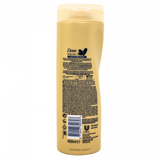 Dove Visible Glow Self-Tan Lotion - Achieve a Natural Bronze (400ml)