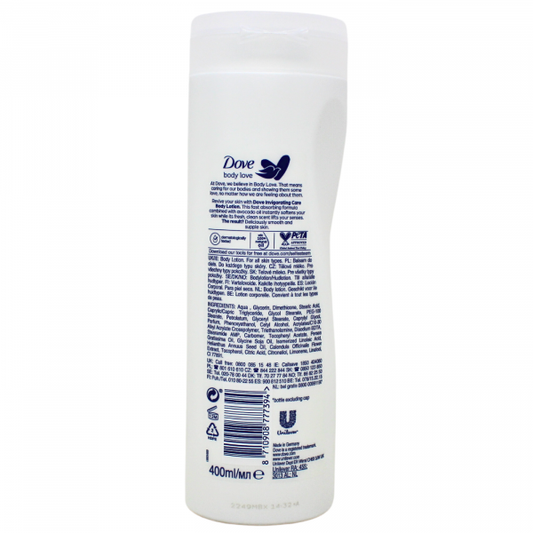 Dove Invigorating Care Avocado Oil Body Wash - 400ml