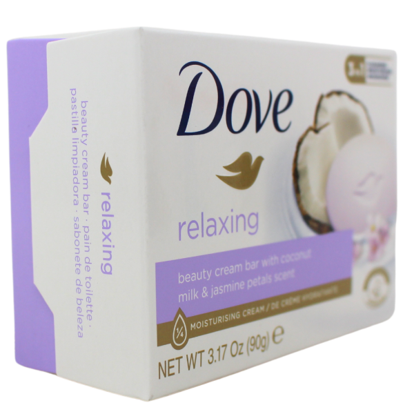Dove Relaxing Coconut Milk Bar Soap 90g - Creative & Detailed