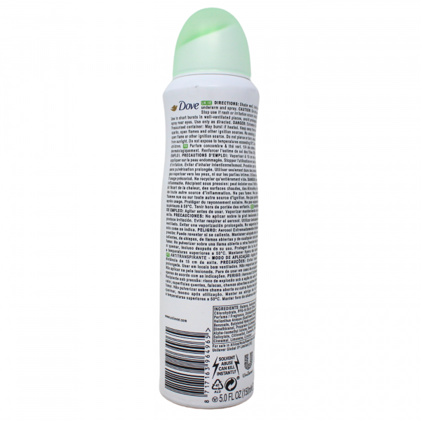 Dove Go Fresh Cucumber & Green Tea Antiperspirant Spray - 150ml
