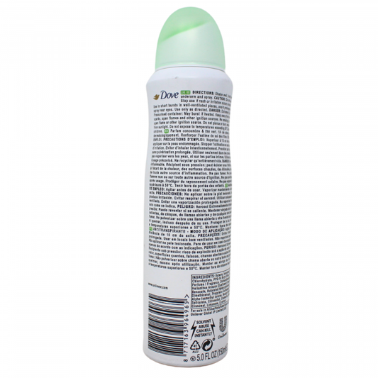 Dove Go Fresh Cucumber & Green Tea Antiperspirant Spray - 150ml