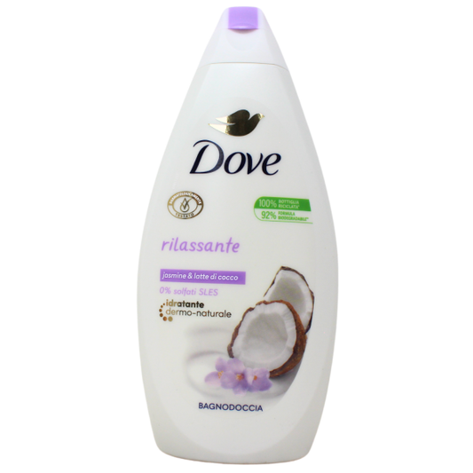 Dove Coconut Bath 450ml - Silky Smooth Skin