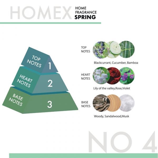 HOMEX A/F 300ML SPRING - Long Lasting Air Freshener
