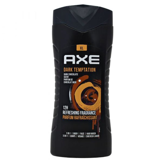 AXE Dark Temptation 3-in-1 Body Wash, Shampoo & Conditioner - 400ml