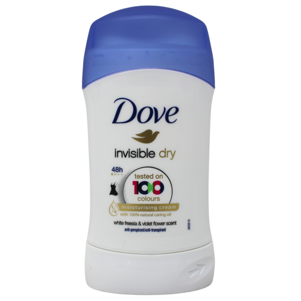 Dove Invisible Dry Antiperspirant Deodorant Stick - 40g for Lasting Freshness