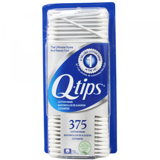 Q-tips Cotton Swabs - 375 Count: Gentle Cleaning & Personal Care