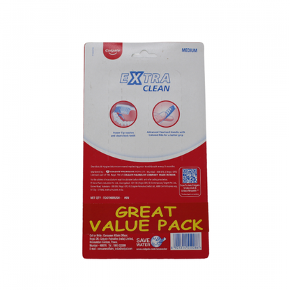 Colgate Extra Clean Toothbrushes - 6 Count Pack