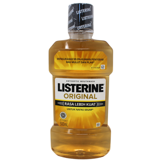 Listerine Original Mouthwash 500ml - Powerful Germ Protection