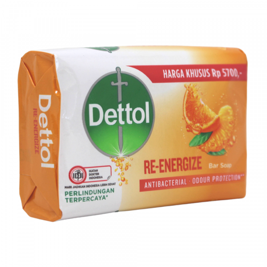 Dettol Re-Energize Bar Soap 100g - Invigorating Clean