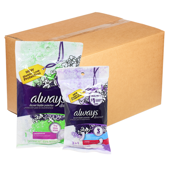 ALWAYS DISCREET 88CT PAD&LINER+UNDERWEAR/1